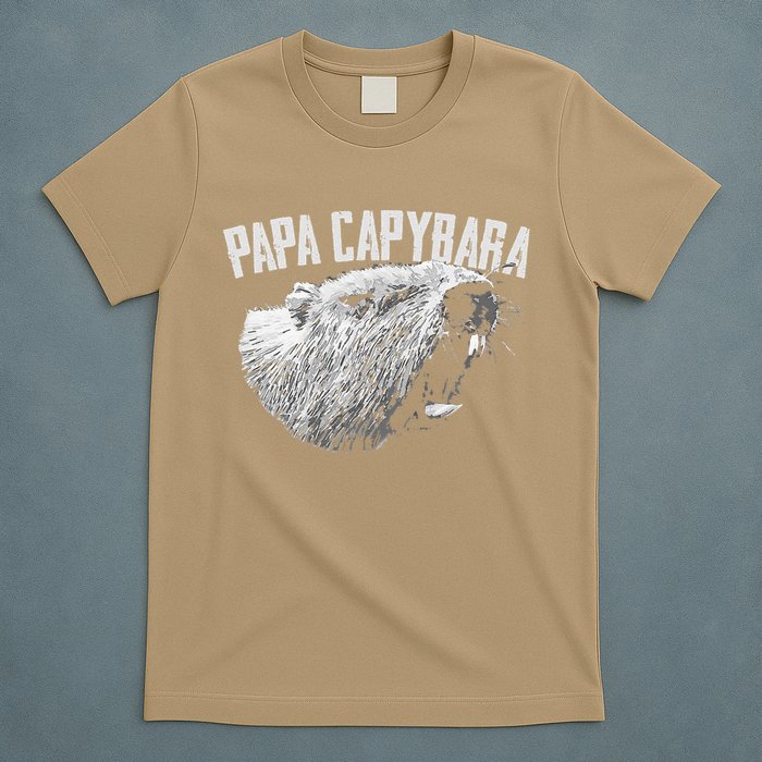 Papa Capybara Father Day Capybara T-Shirt