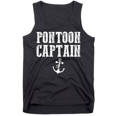 Pontoon Captain Funny Pontoon Tank Top