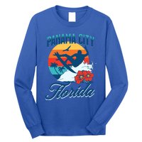 Panama City Florida Beach Surf Summer Vacation Vintage Meaningful Gift Long Sleeve Shirt