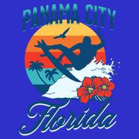 Panama City Florida Beach Surf Summer Vacation Vintage Meaningful Gift T-Shirt