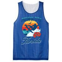 Panama City Florida Beach Surf Summer Vacation Vintage Meaningful Gift Mesh Reversible Basketball Jersey Tank