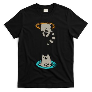 Portal Cat Funny Video Game Animal T-Shirt