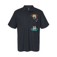 Portal Cat Funny Video Game Animal Softstyle Adult Sport Polo