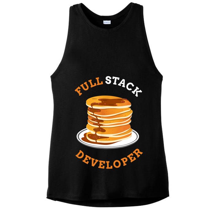 Programmer Coding Full Stack Developer Ladies PosiCharge Tri-Blend Wicking Tank