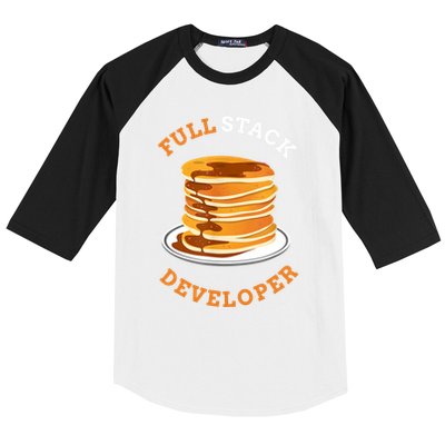 Programmer Coding Full Stack Developer Baseball Sleeve Shirt