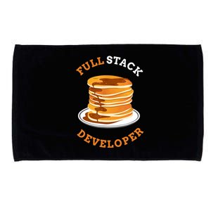 Programmer Coding Full Stack Developer Microfiber Hand Towel