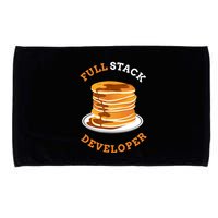 Programmer Coding Full Stack Developer Microfiber Hand Towel