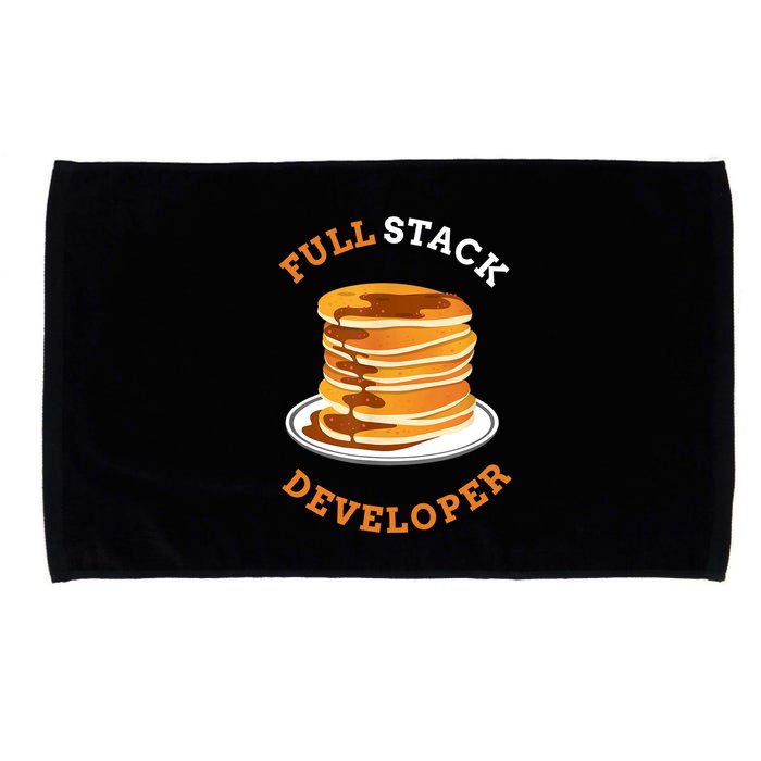 Programmer Coding Full Stack Developer Microfiber Hand Towel