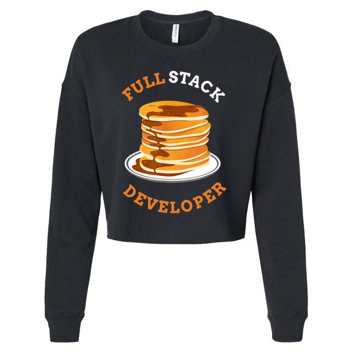 Programmer Coding Full Stack Developer Cropped Pullover Crew