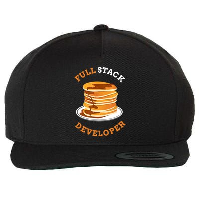 Programmer Coding Full Stack Developer Wool Snapback Cap