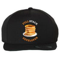 Programmer Coding Full Stack Developer Wool Snapback Cap