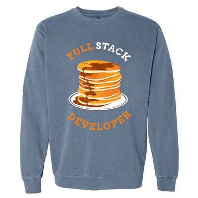 Programmer Coding Full Stack Developer Garment-Dyed Sweatshirt