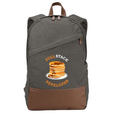 Programmer Coding Full Stack Developer Cotton Canvas Backpack