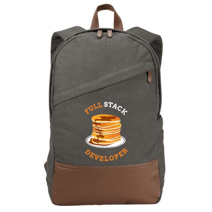 Programmer Coding Full Stack Developer Cotton Canvas Backpack