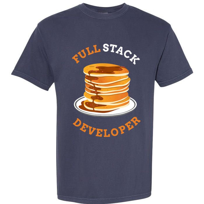 Programmer Coding Full Stack Developer Garment-Dyed Heavyweight T-Shirt