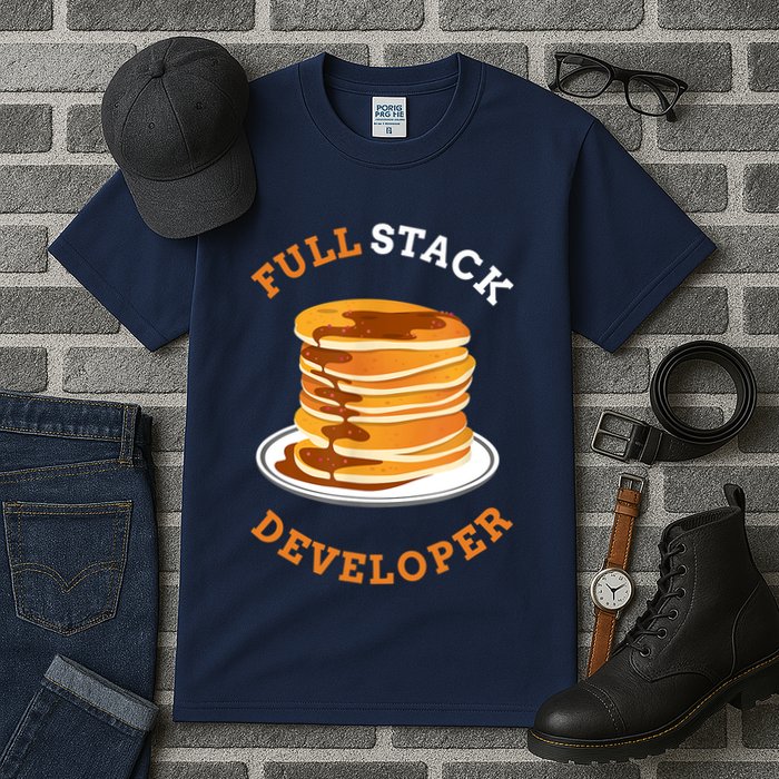Programmer Coding Full Stack Developer Tall T-Shirt