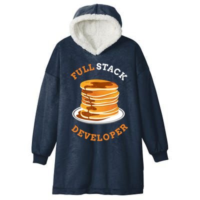 Programmer Coding Full Stack Developer Hooded Wearable Blanket