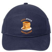 Programmer Coding Full Stack Developer 7-Panel Snapback Hat