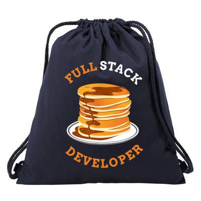 Programmer Coding Full Stack Developer Drawstring Bag