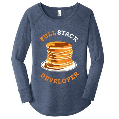 Programmer Coding Full Stack Developer Women's Perfect Tri Tunic Long Sleeve Shirt
