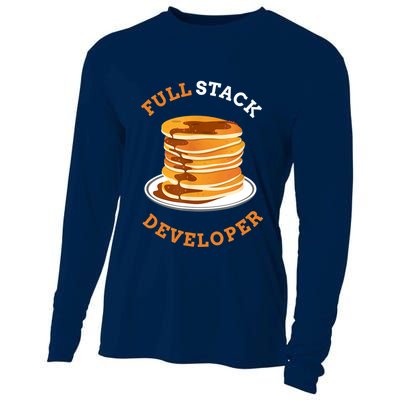 Programmer Coding Full Stack Developer Cooling Performance Long Sleeve Crew