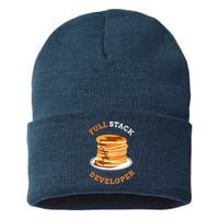 Programmer Coding Full Stack Developer Sustainable Knit Beanie