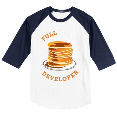 Programmer Coding Full Stack Developer Baseball Sleeve Shirt