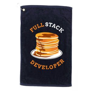 Programmer Coding Full Stack Developer Platinum Collection Golf Towel