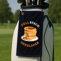Programmer Coding Full Stack Developer Golf Towel