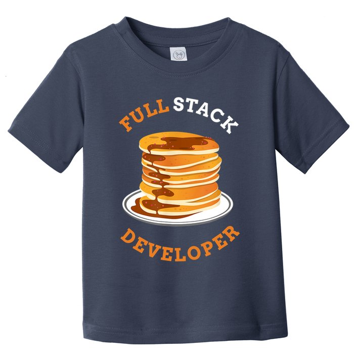 Programmer Coding Full Stack Developer Toddler T-Shirt