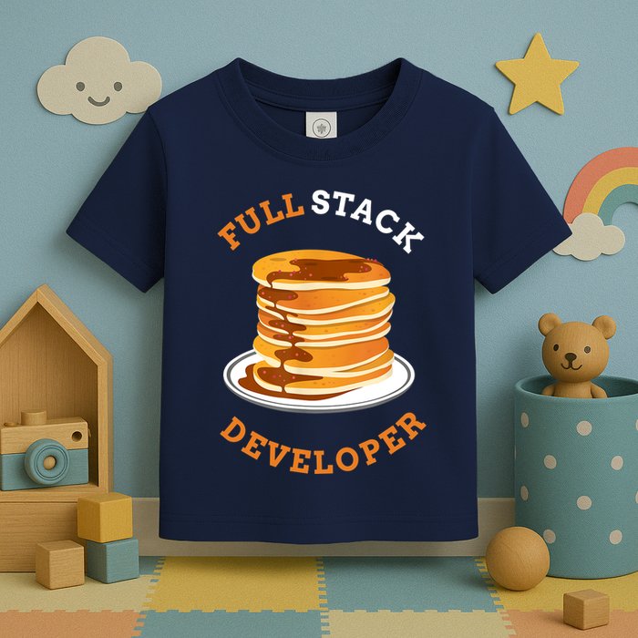 Programmer Coding Full Stack Developer Toddler T-Shirt