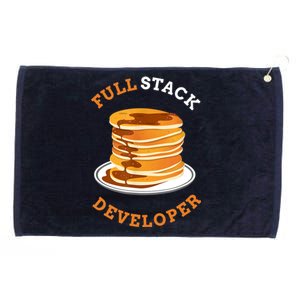 Programmer Coding Full Stack Developer Grommeted Golf Towel