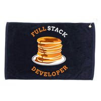 Programmer Coding Full Stack Developer Grommeted Golf Towel