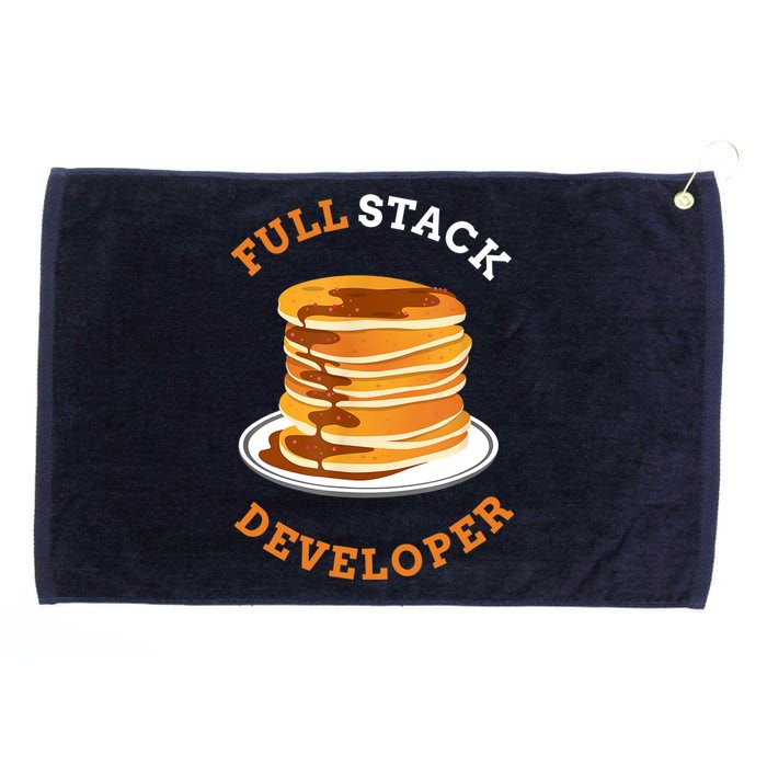 Programmer Coding Full Stack Developer Grommeted Golf Towel