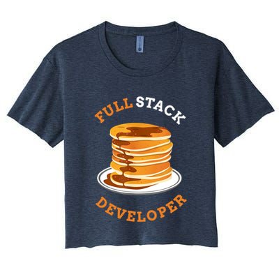 Programmer Coding Full Stack Developer Crop Top
