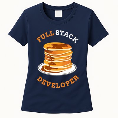 Programmer Coding Full Stack Developer Womens T-Shirt