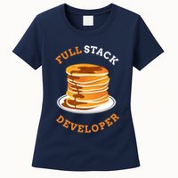 Programmer Coding Full Stack Developer Womens T-Shirt