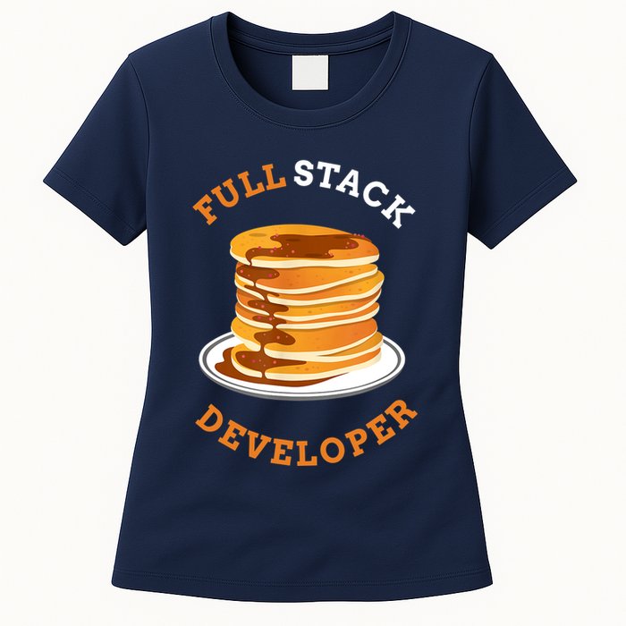 Programmer Coding Full Stack Developer Womens T-Shirt
