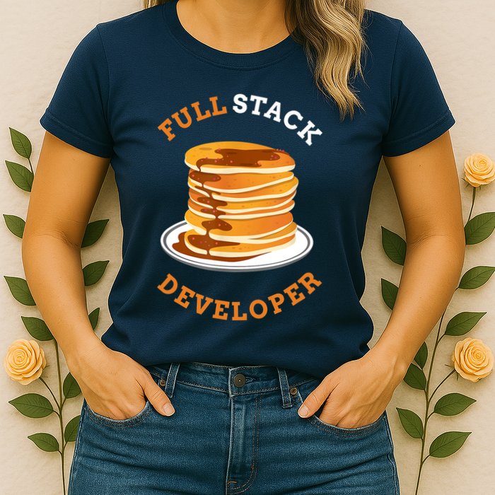 Programmer Coding Full Stack Developer Womens T-Shirt