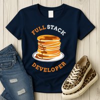 Programmer Coding Full Stack Developer Womens T-Shirt