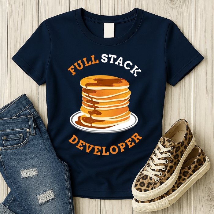 Programmer Coding Full Stack Developer Womens T-Shirt