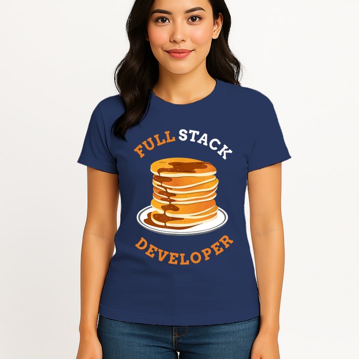 Programmer Coding Full Stack Developer Womens T-Shirt