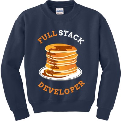 Programmer Coding Full Stack Developer Kids Sweatshirt