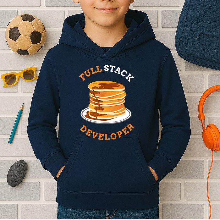 Programmer Coding Full Stack Developer Kids Hoodie