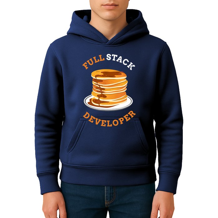 Programmer Coding Full Stack Developer Kids Hoodie