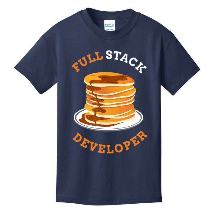Programmer Coding Full Stack Developer Kids T-Shirt