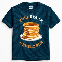 Programmer Coding Full Stack Developer Kids Tie-Dye T-Shirt