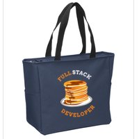 Programmer Coding Full Stack Developer Zip Tote Bag