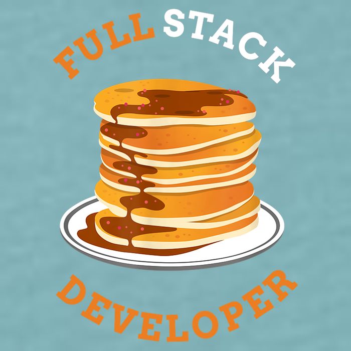 Programmer Coding Full Stack Developer Sueded Cloud Jersey T-Shirt