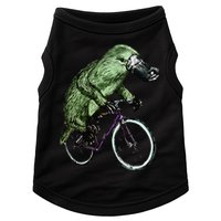 Platypus Cycling Funny Platypus Lover Platypus Bicycle Doggie Tank